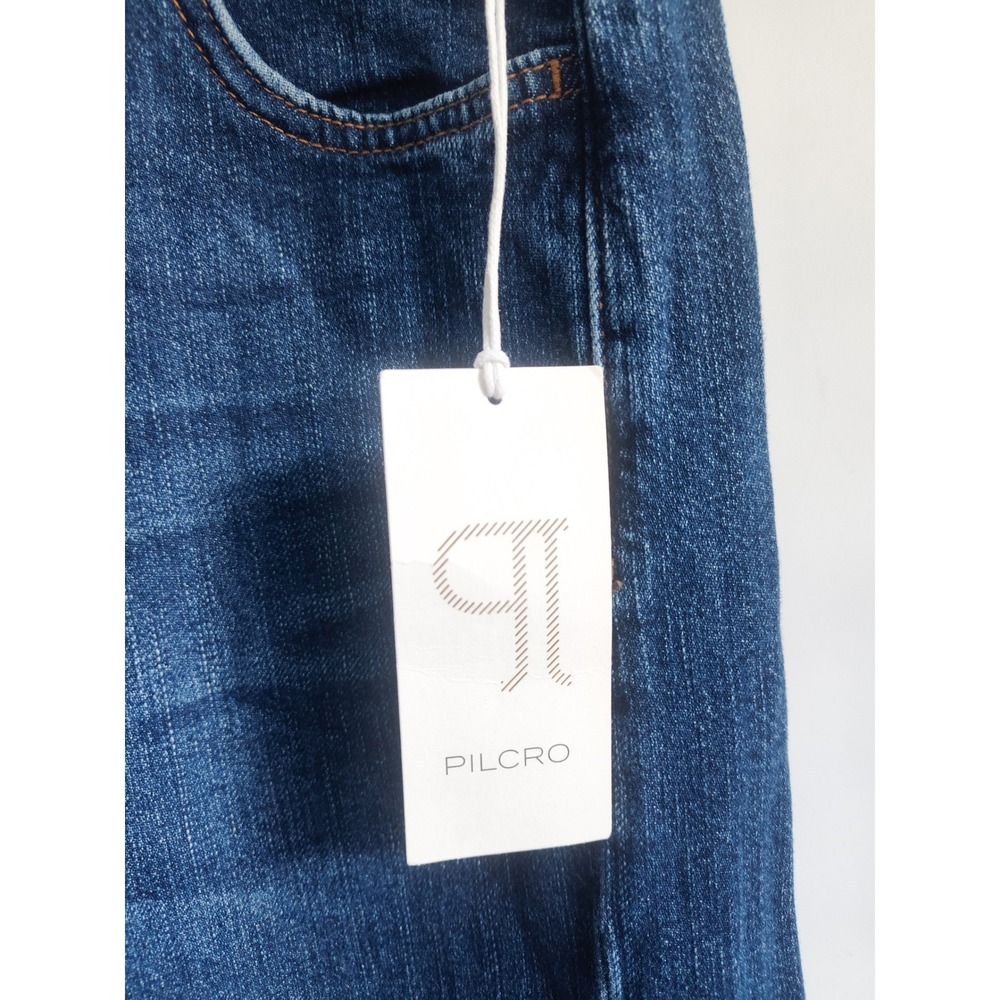 New Pilcro Anthropologie Jeans Culottes 28 Petite Wide Leg High Rise Raw Hem - Picture 4 of 10